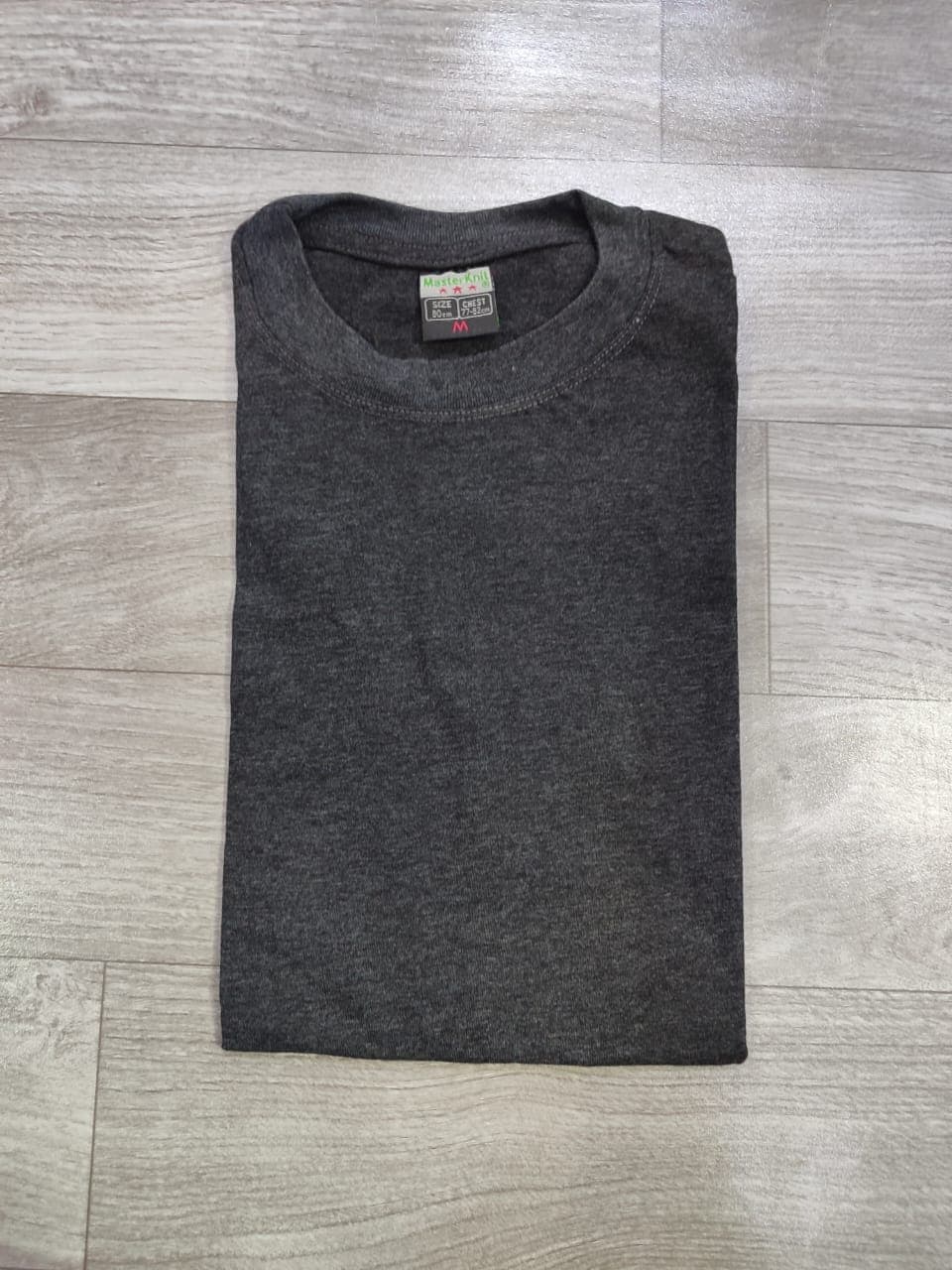 Heather Round-Neck Unisex T-Shirt – Charcoal Grey