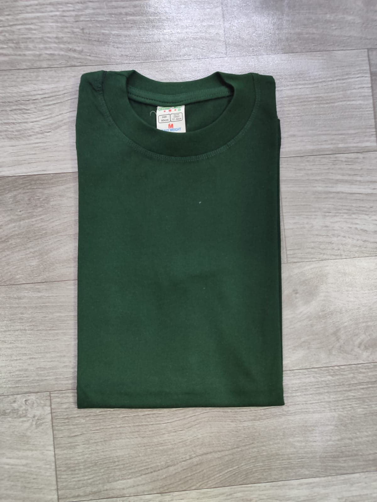 Heavyweight Round-Neck Unisex T-Shirt – Forest Green